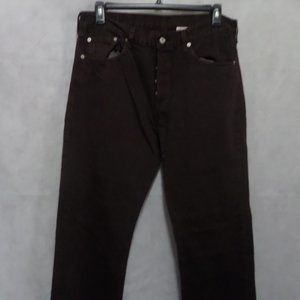 Levis 501 38 X 32 brown bootcut